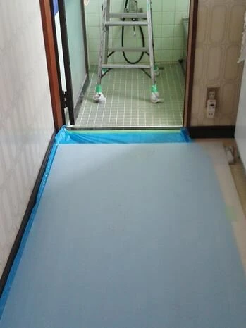 養生工2（浴室改修工事）